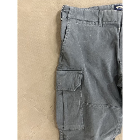 NWT Guideboat Pants Mens 32 Navy Cargo Outdoor Button Fly FS Benefits Charity - Picture 3 of 10